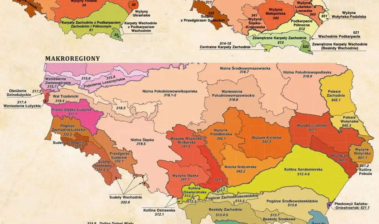 Sudety, czyli góry w Polsce, znajdują się na południowym zachodzie kraju, wzdłuż granicy z Czechami.
