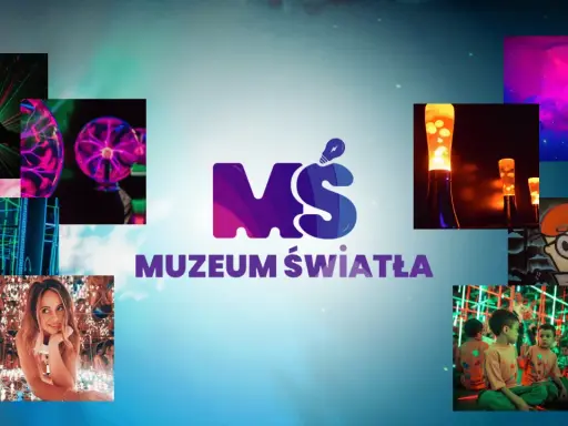 Kolorowe instalacje, lampy lawowe i dziecięce uśmiechy w Muzeum Światła w Łodzi.