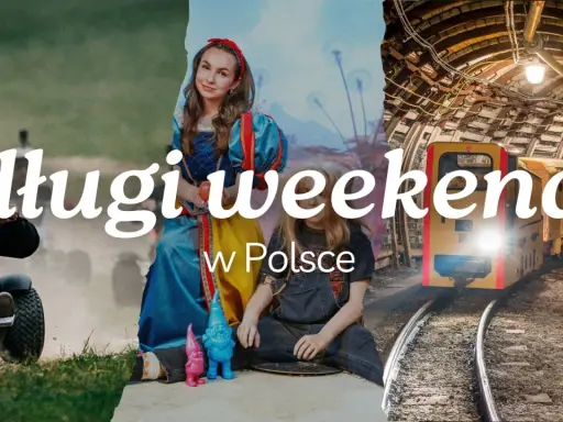 Długi weekend w Polsce: jazda na rowerze, baśniowe postacie i kolejka w kopalni.
