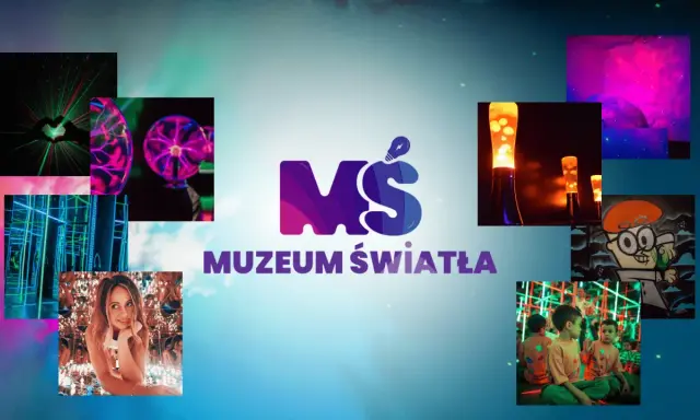 Kolorowe instalacje, lampy lawowe i dziecięce uśmiechy w Muzeum Światła w Łodzi.